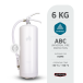 Brandsläckare Design 55A 6 kg Vit